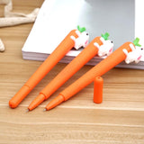 Korean Stationery Creative Carrot Rabbit Gel Pens Kawaii Pen 0.5mm Gel Ink Pen